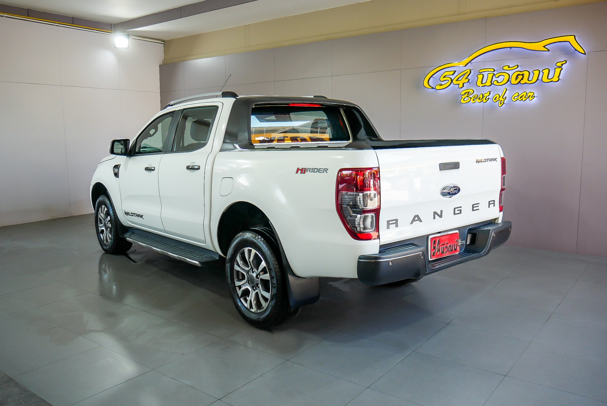 FORD RANGER DOUBLECAB 2.2 WILDTACK HI-RIDER MNC AT ปี 2016 สีขาว