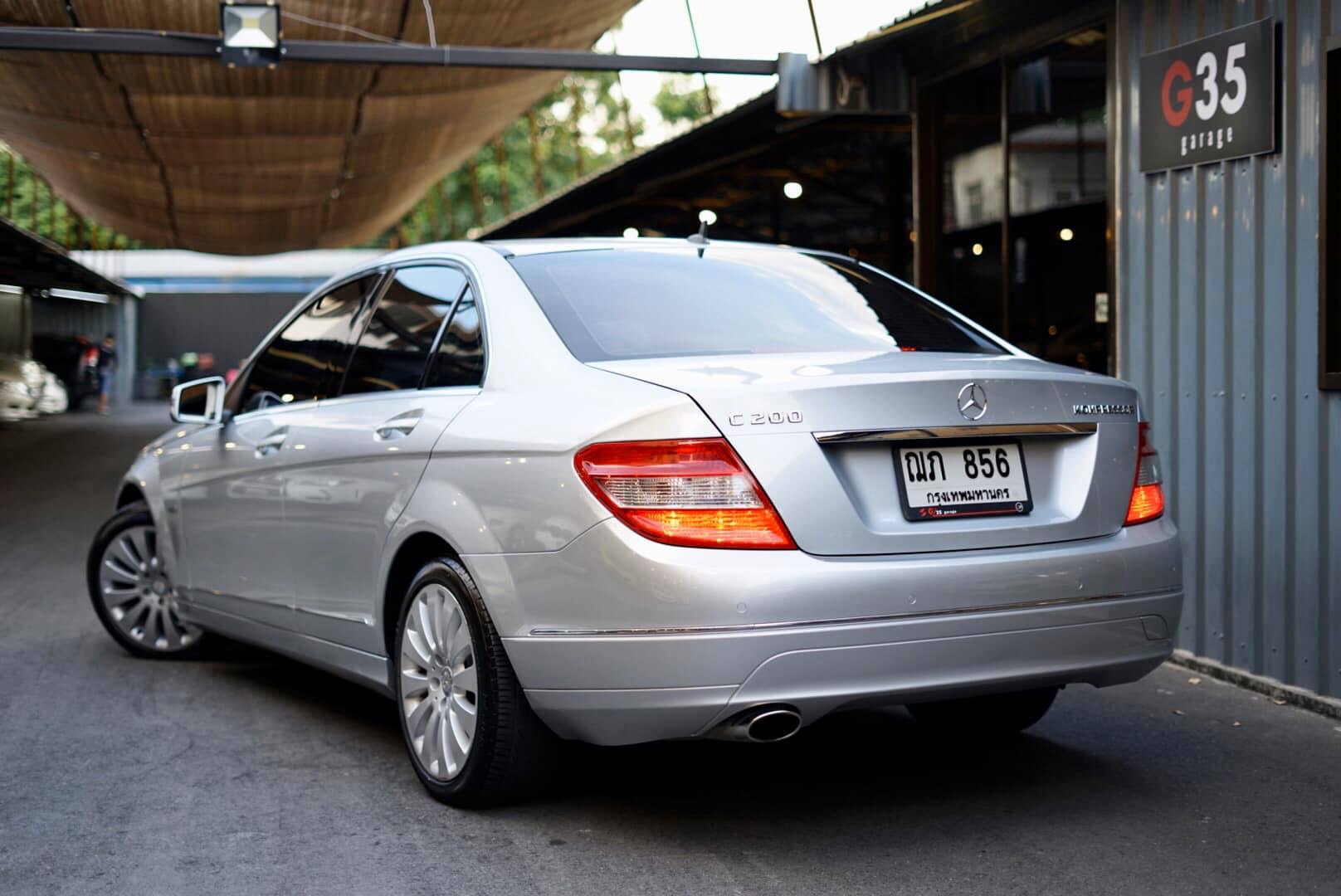 Mercedes-Benz C-Class W204 C200 ปี 2009 สีเงิน