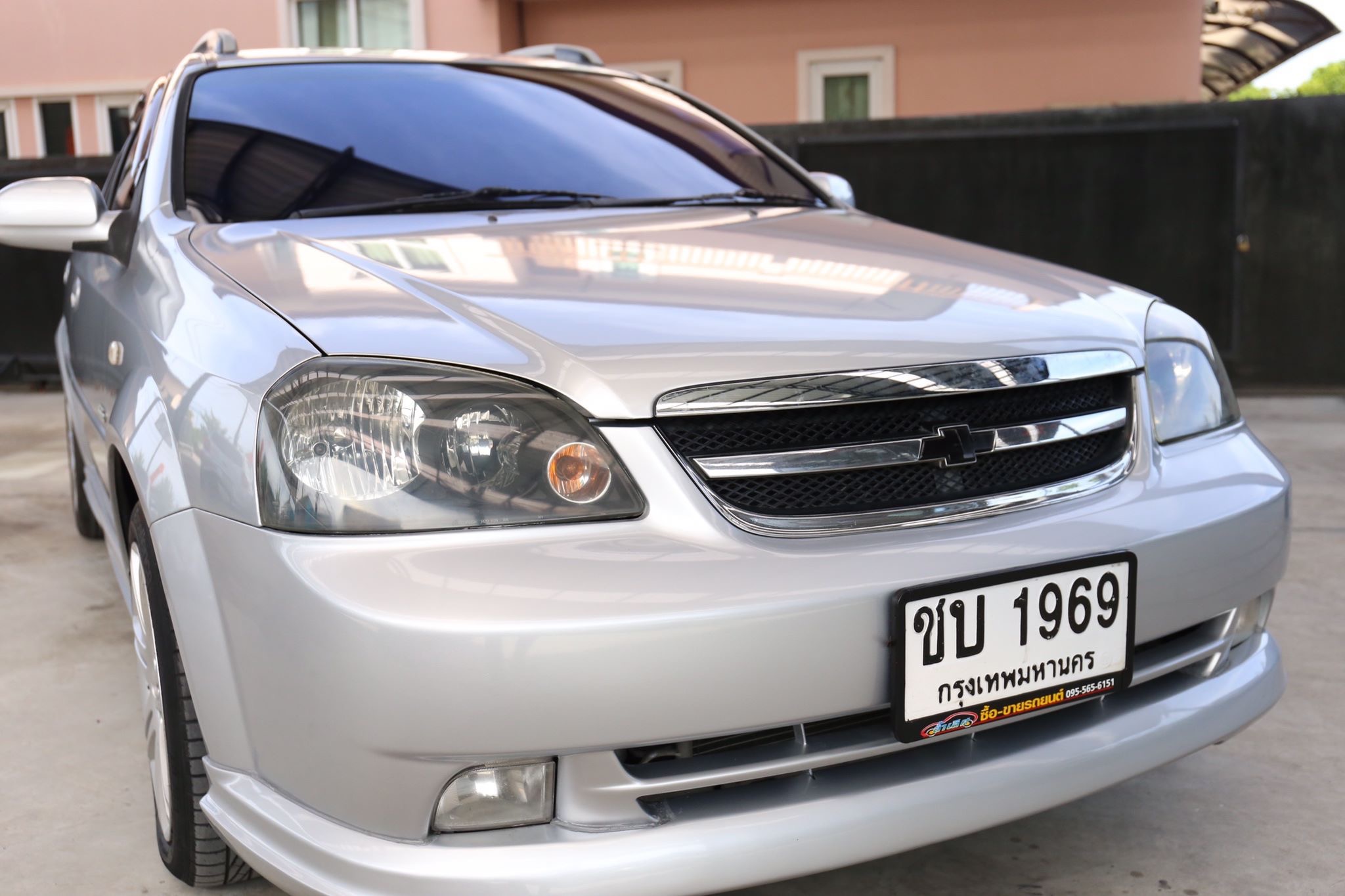 Chevrolet Optra ปี 2007 สีเงิน