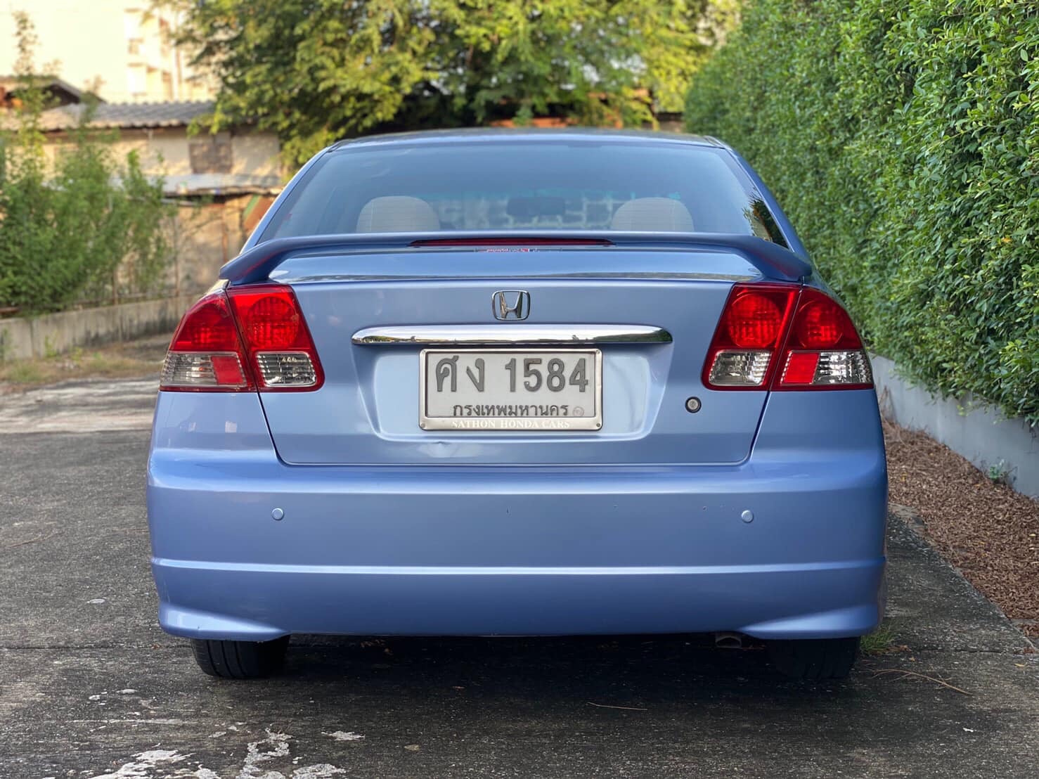 Honda Civic ES (Dimension) โฉม ตาเหยี่ยว ปี 2004 สีฟ้า