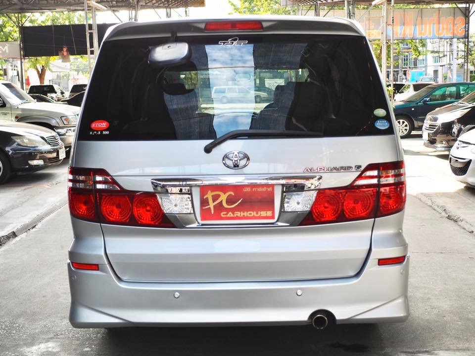 Toyota Alphard ปี 2007 สีเงิน