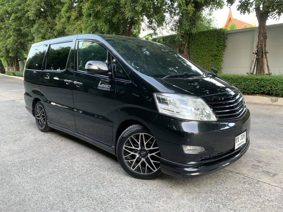 Toyota Alphard ปี 2007 สีดำ