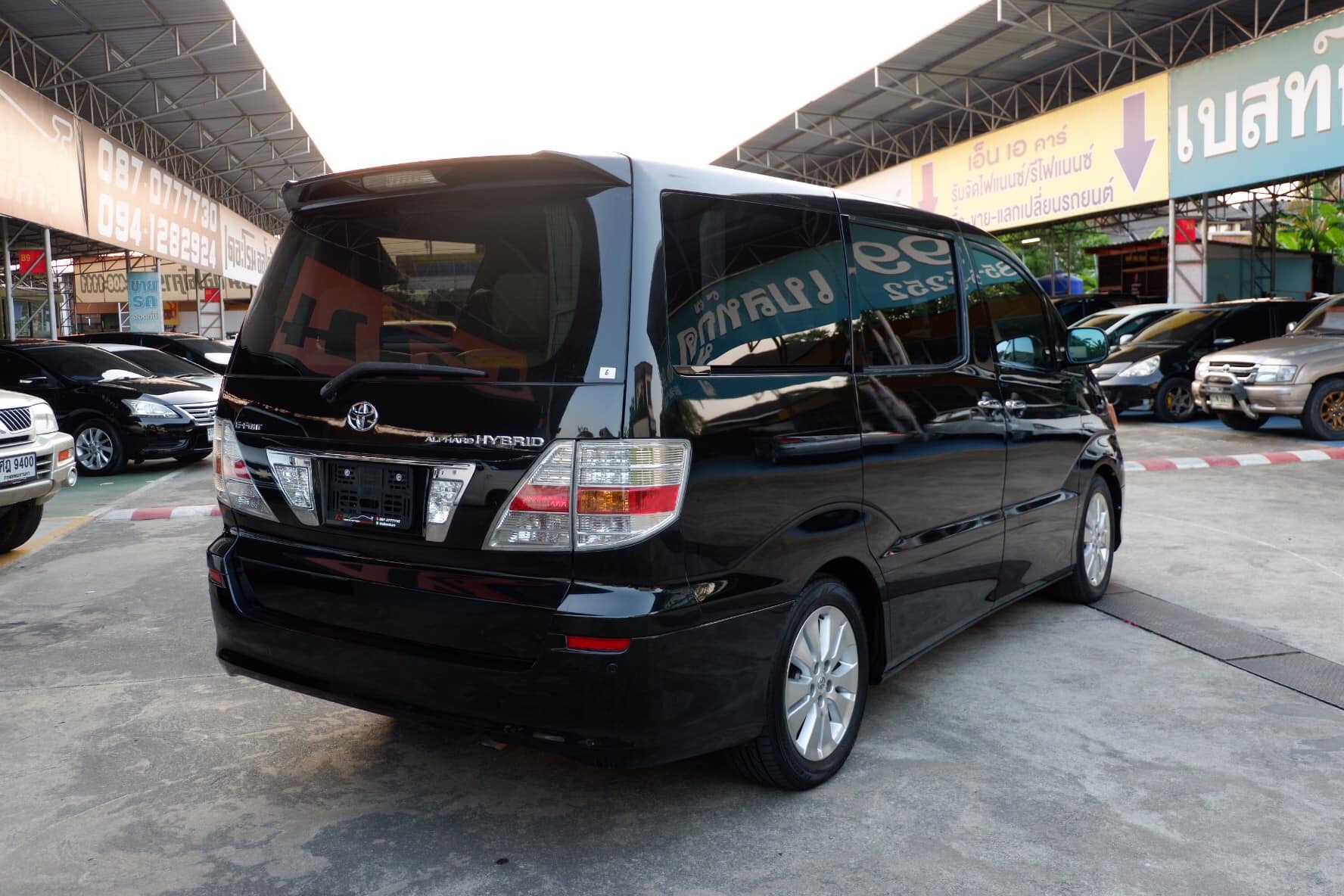 Toyota Alphard ปี 2007 สีดำ