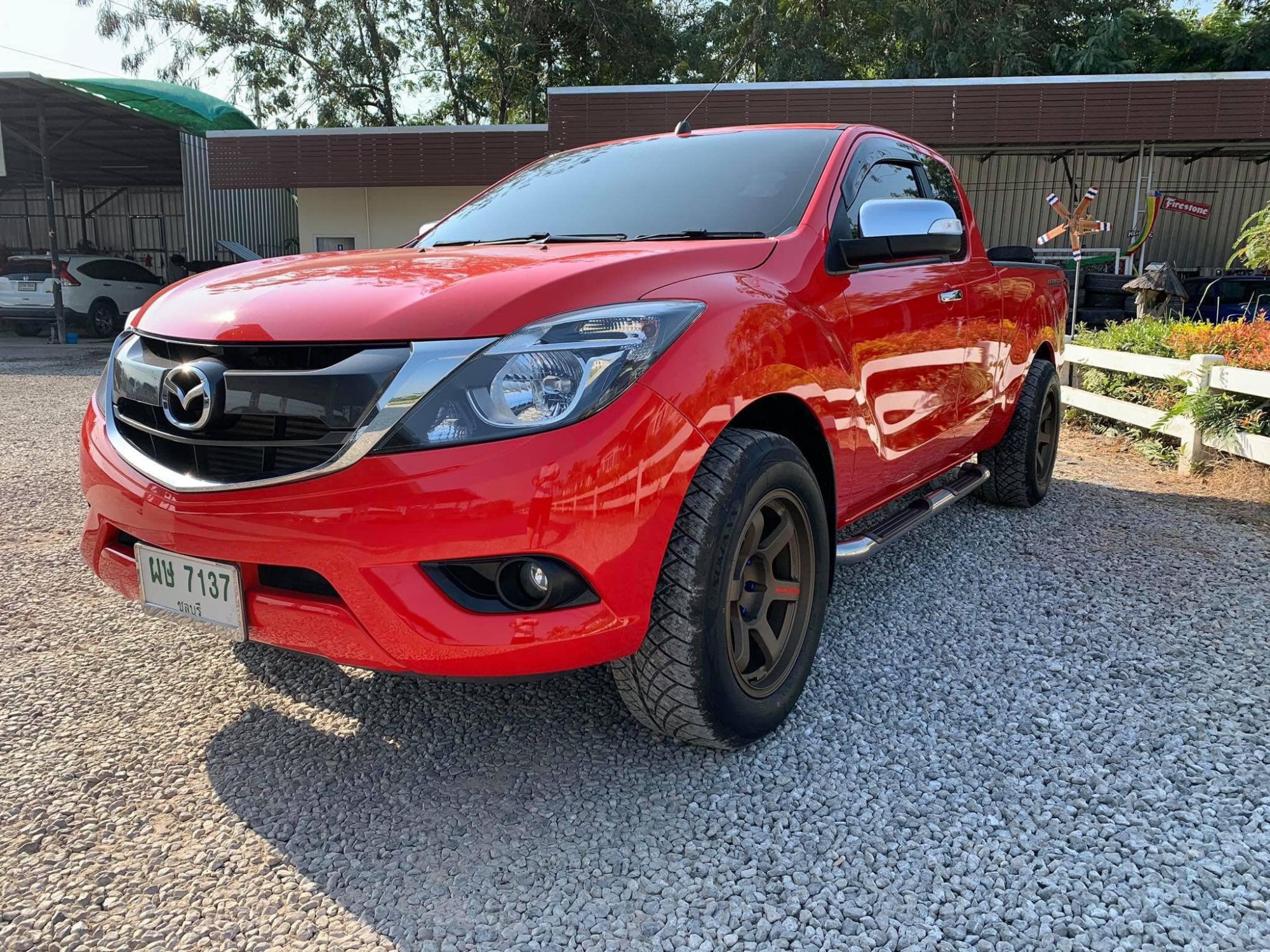 Mazda BT-50 PRO Free Style Cab ปี 2016 สีแดง