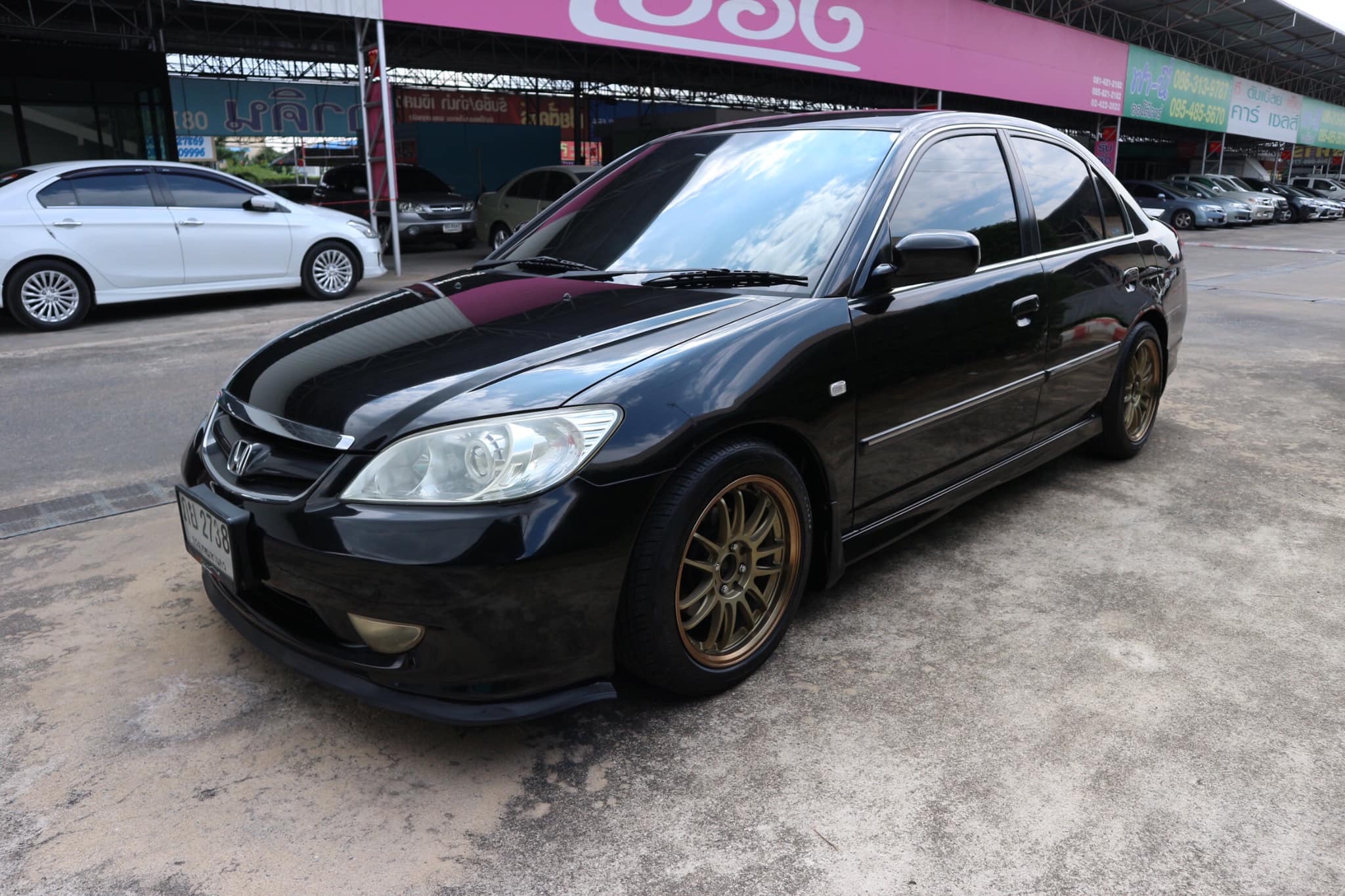 Honda Civic ES (Dimension) โฉม ตาเหยี่ยว ปี 2005 สีดำ