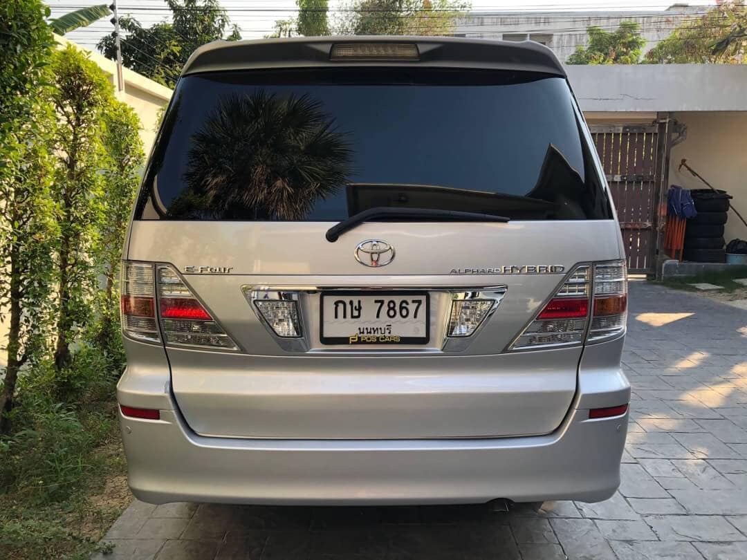 Toyota Alphard ปี 2008 สีเงิน