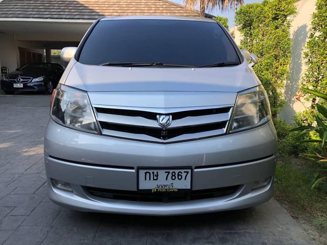 Toyota Alphard ปี 2008 สีเงิน