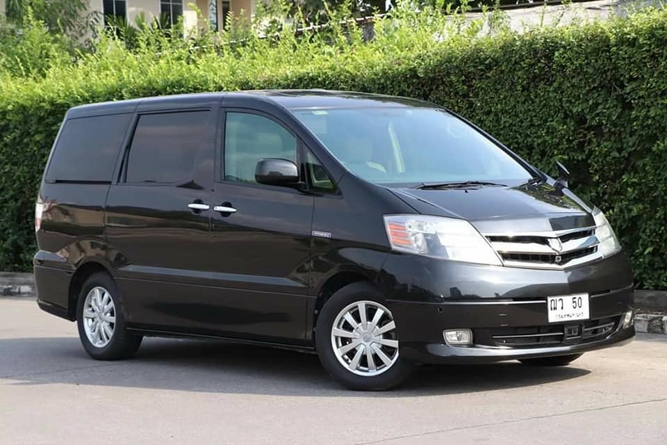 Toyota Alphard ปี 2006 สีดำ