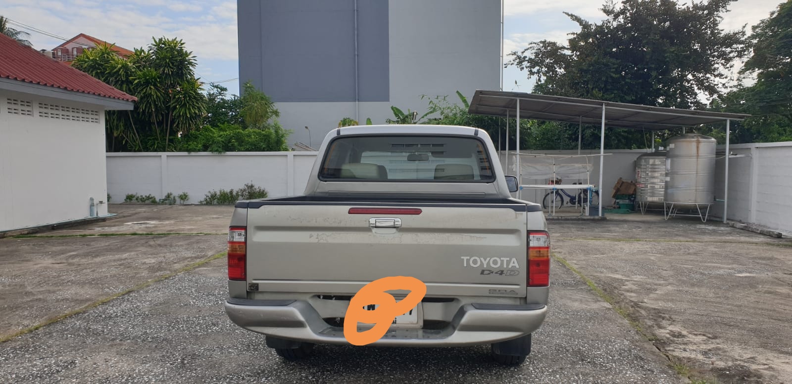 Toyota Hilux Tiger Double cab ปี 2003 สีเทา