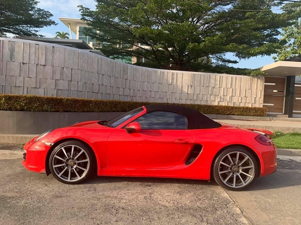 Porsche Boxster (Cayman) 981 ปี 2012 สีแดง