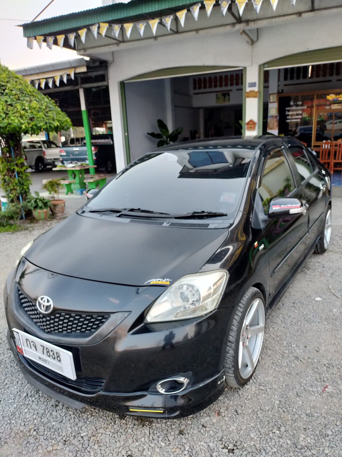 ขายรถบ้าน Toyota Vios ปี 2007 สีดำ