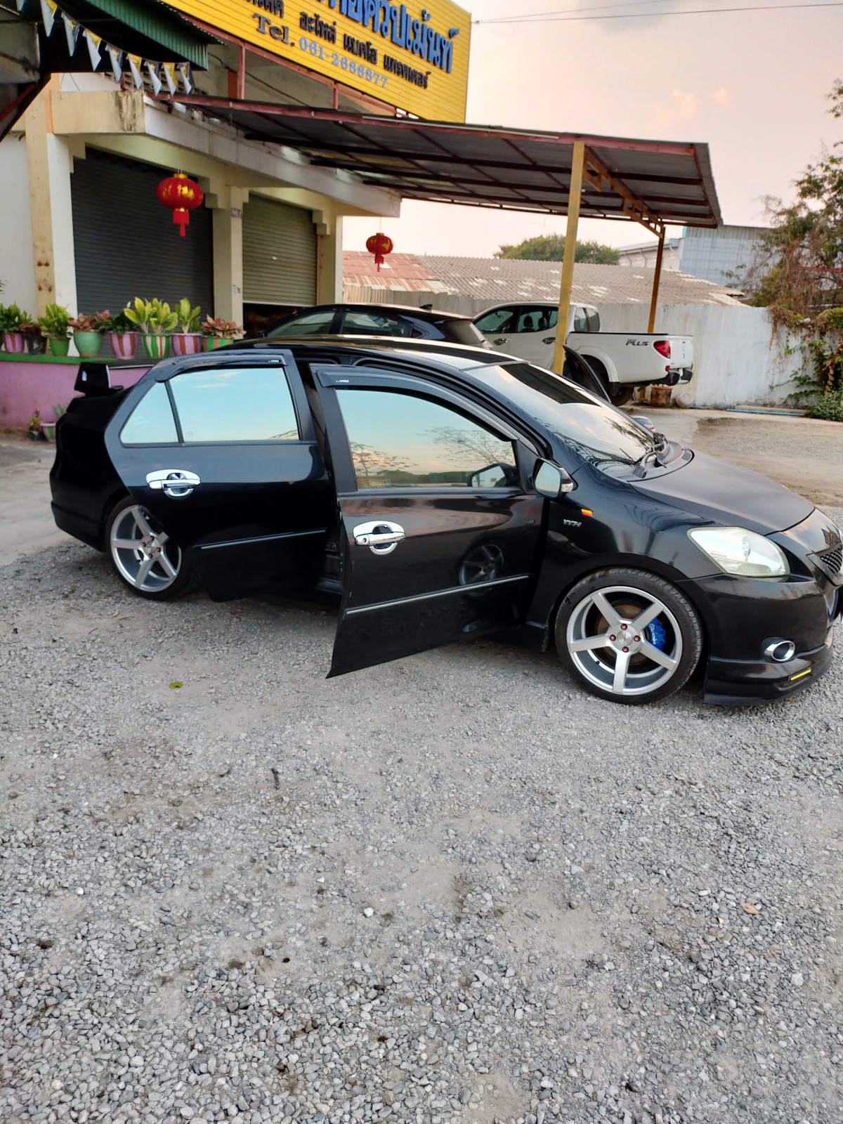 ขายรถบ้าน Toyota Vios ปี 2007 สีดำ