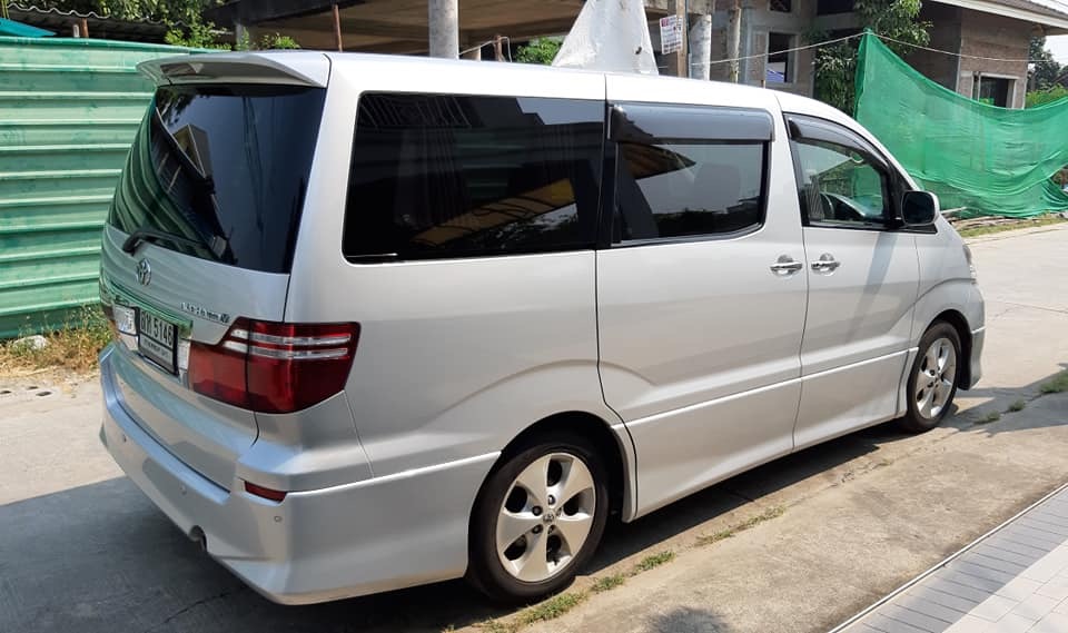 Toyota Alphard ปี 2006 สีเงิน