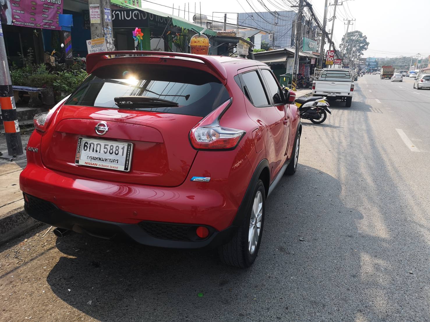 Nissan Juke ปี 2017 สีแดง