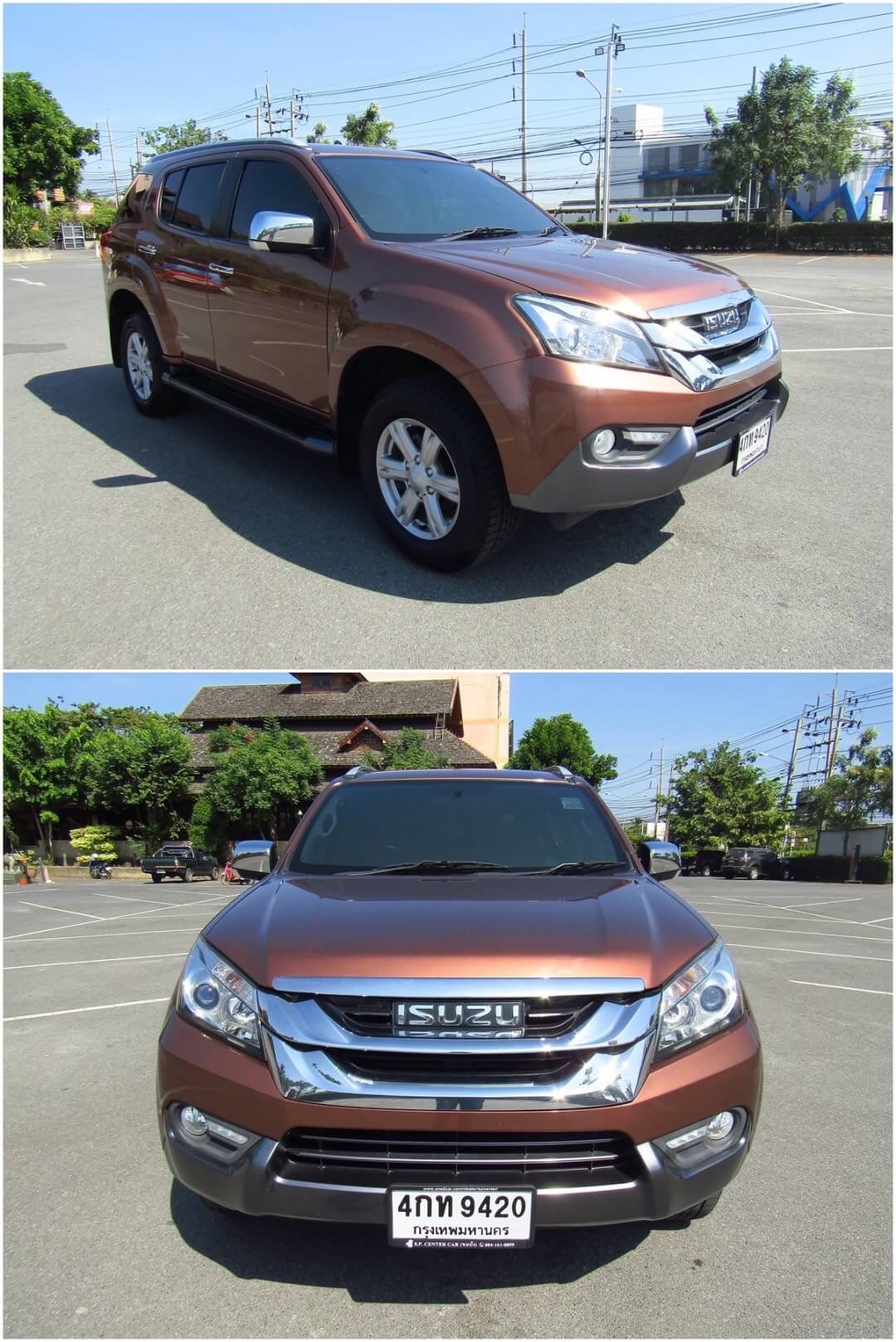 Isuzu MU-X ปี 2015 สีน้ำตาล