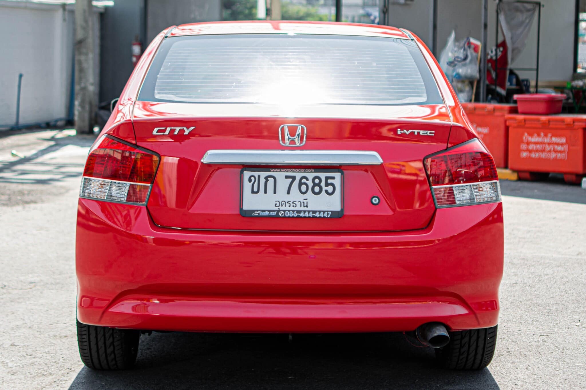 Honda City ปี 2009 สีแดง