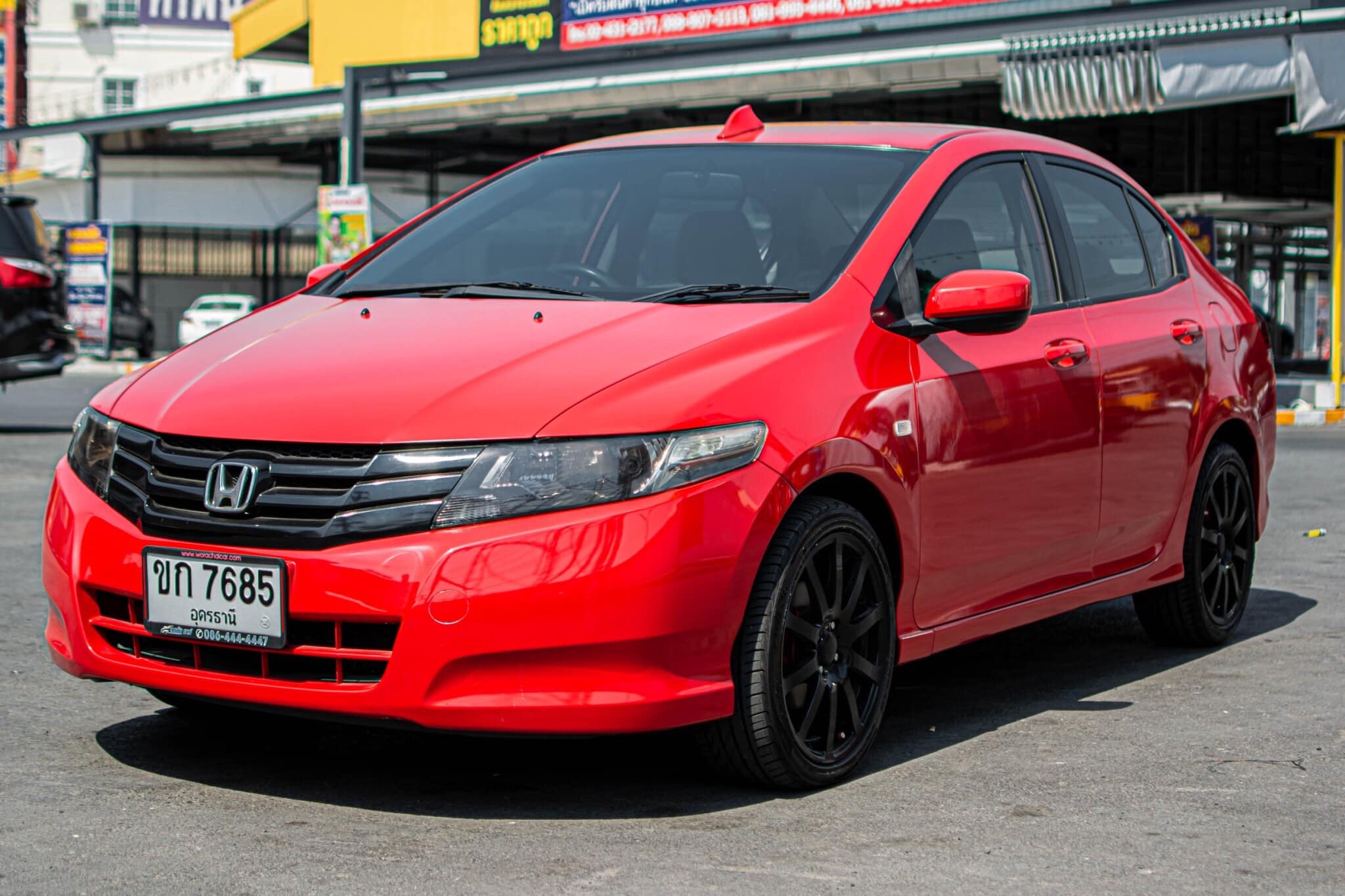 Honda City ปี 2009 สีแดง