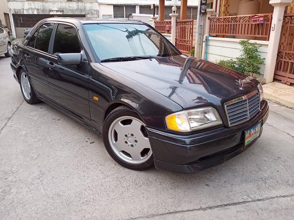 Mercedes-Benz C-Class W202 C200 ปี 1996 สีเขียว