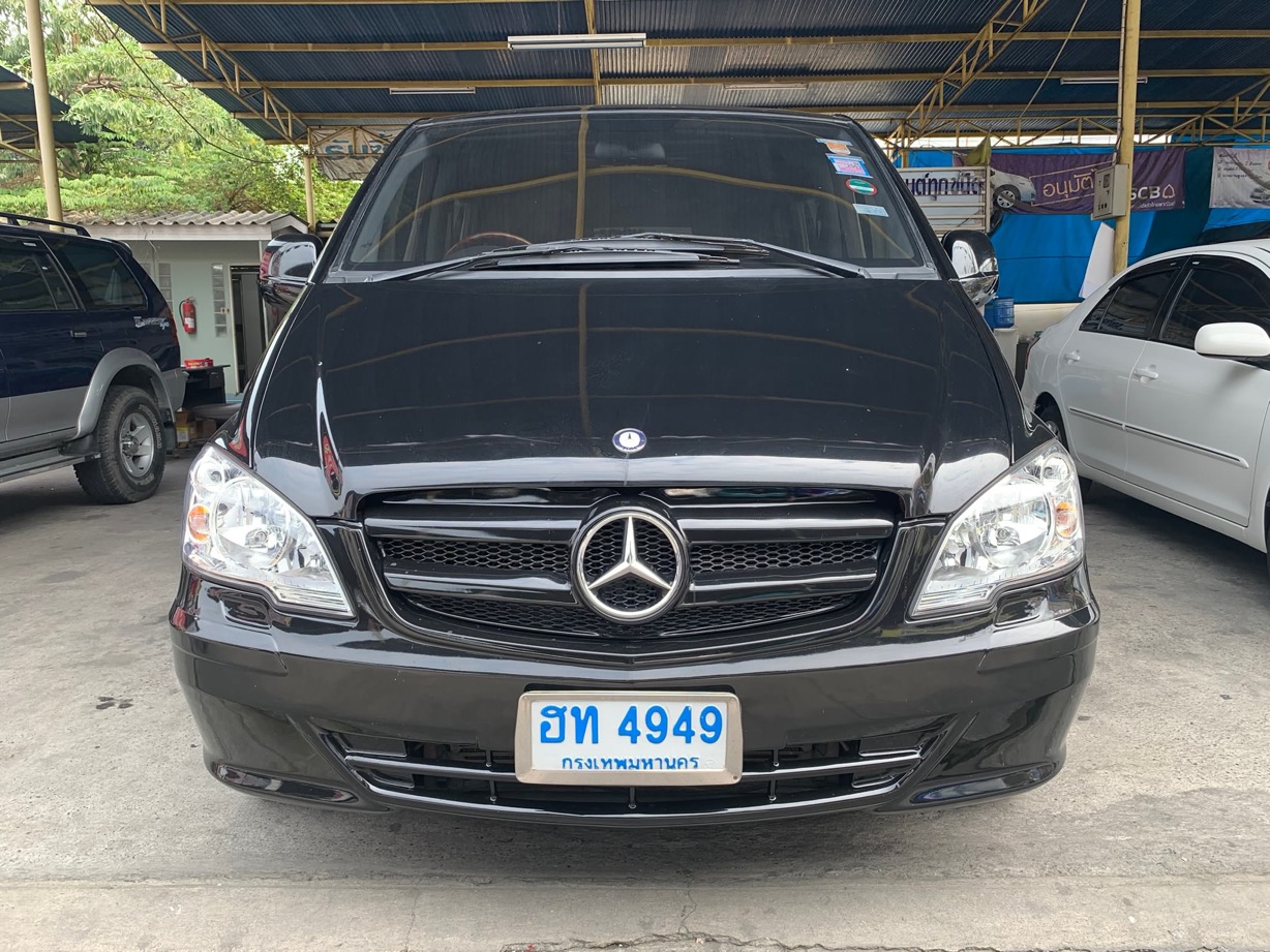 Mercedes-Benz V-Class W639 ปี 2010 สีดำ