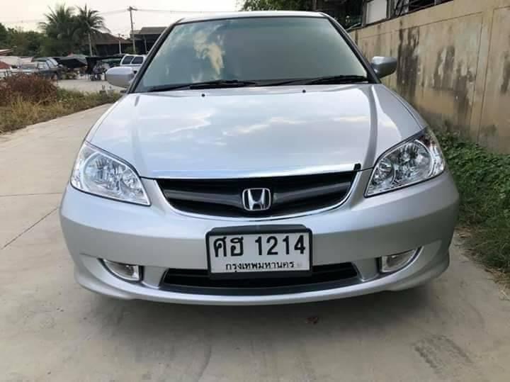 Honda Civic ES (Dimension) โฉม ตาเหยี่ยว ปี 2005 สีเงิน