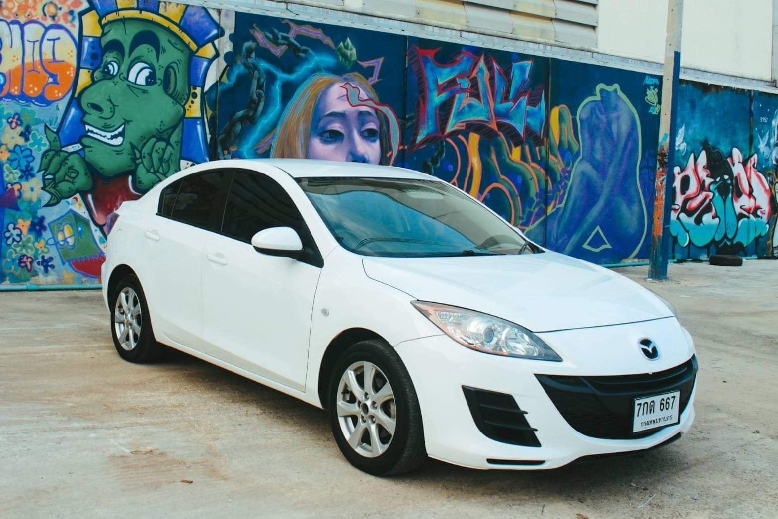 Mazda 3 ปี 2012 สีขาว