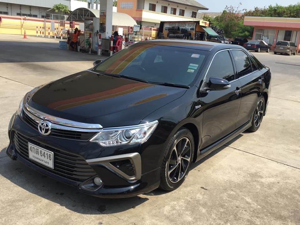 Toyota Camry ไมเนอร์เชนจ์ ปี 2016 สีดำ