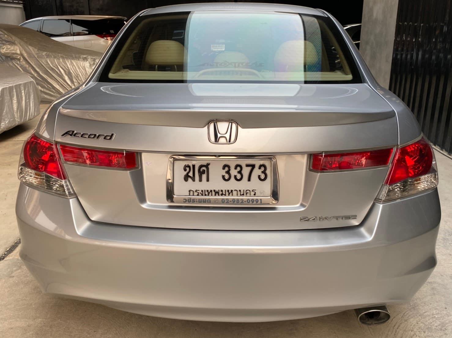 Honda Accord Gen 8 ปี 2008 สีเทา