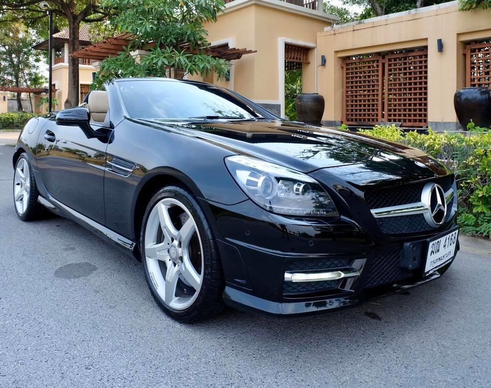 Mercedes-Benz SLK-Class R172 SLK200 ปี 2012 สีดำ