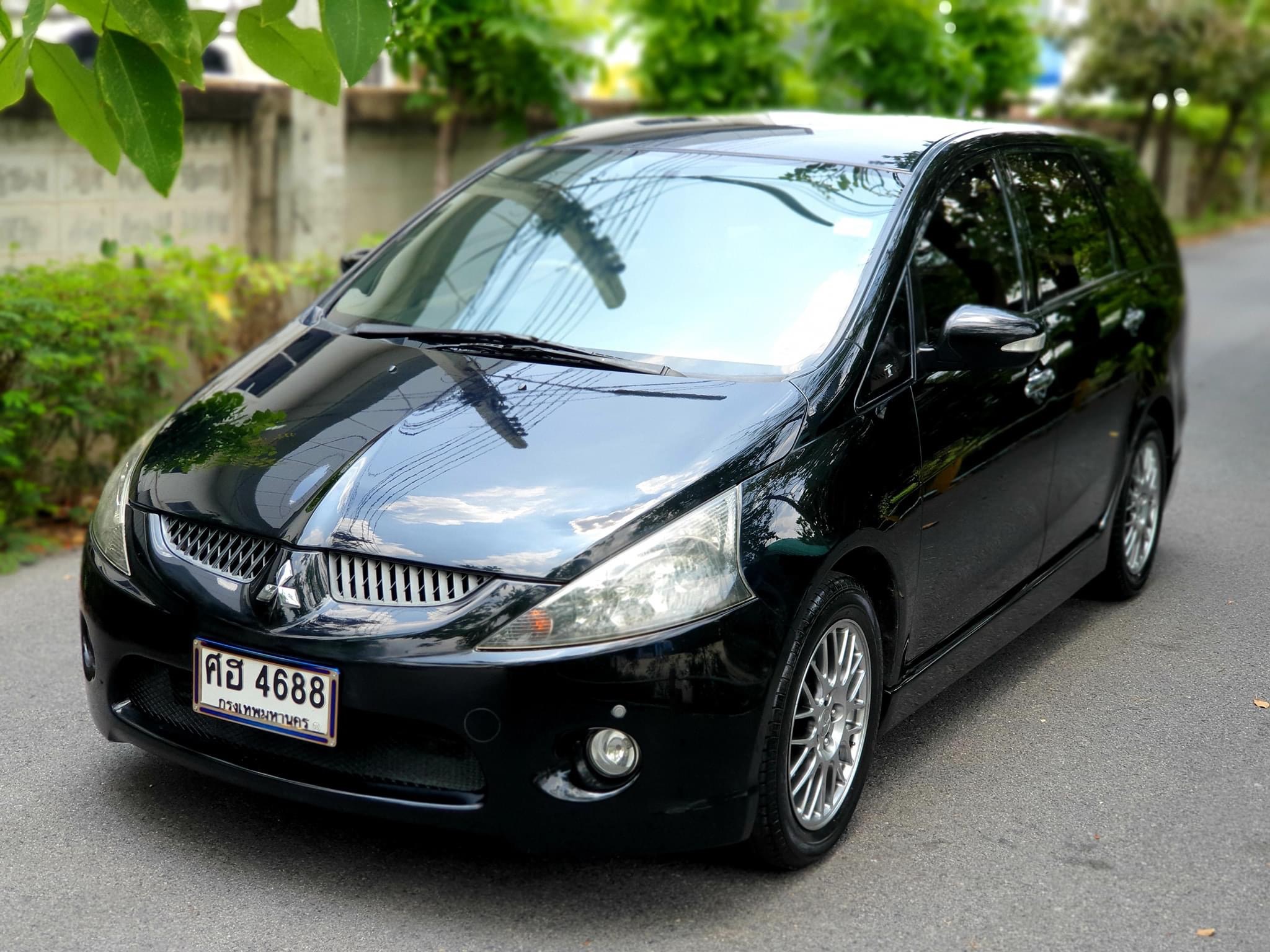 Mitsubishi Space Wagon ปี 2005 สีดำ