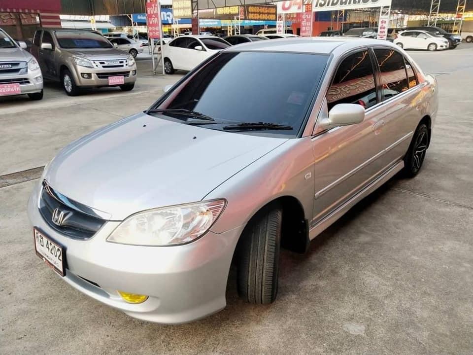 Honda Civic ES (Dimension) โฉม ตาเหยี่ยว ปี 2005 สีเงิน