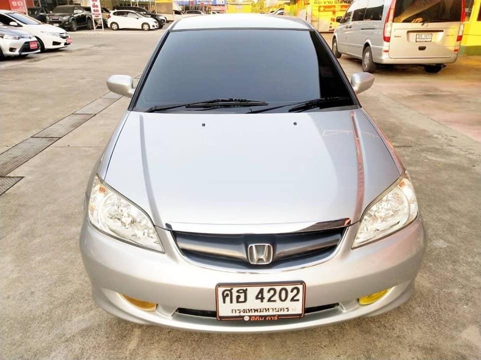 Honda Civic ES (Dimension) โฉม ตาเหยี่ยว ปี 2005 สีเงิน