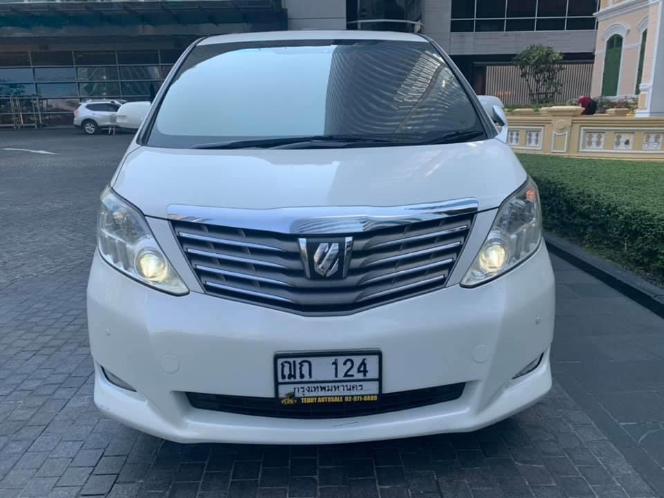 Toyota Alphard ปี 2008 สีขาว