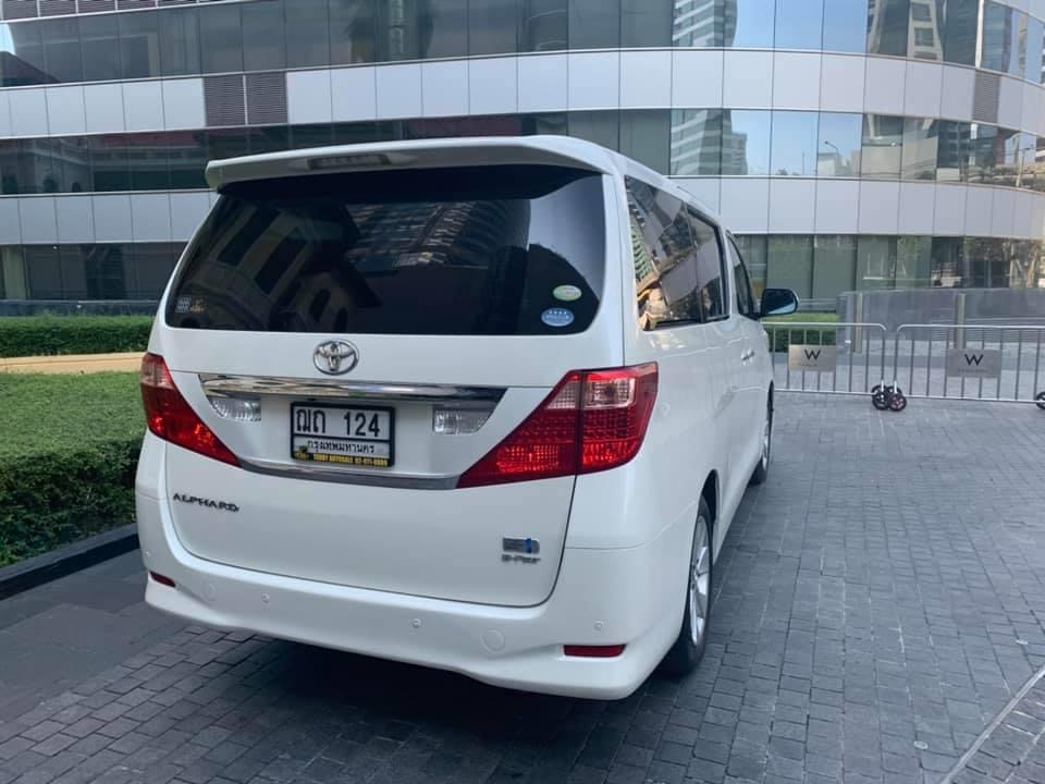 Toyota Alphard ปี 2008 สีขาว