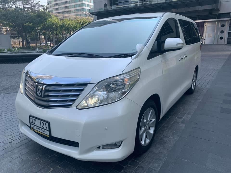 Toyota Alphard ปี 2008 สีขาว