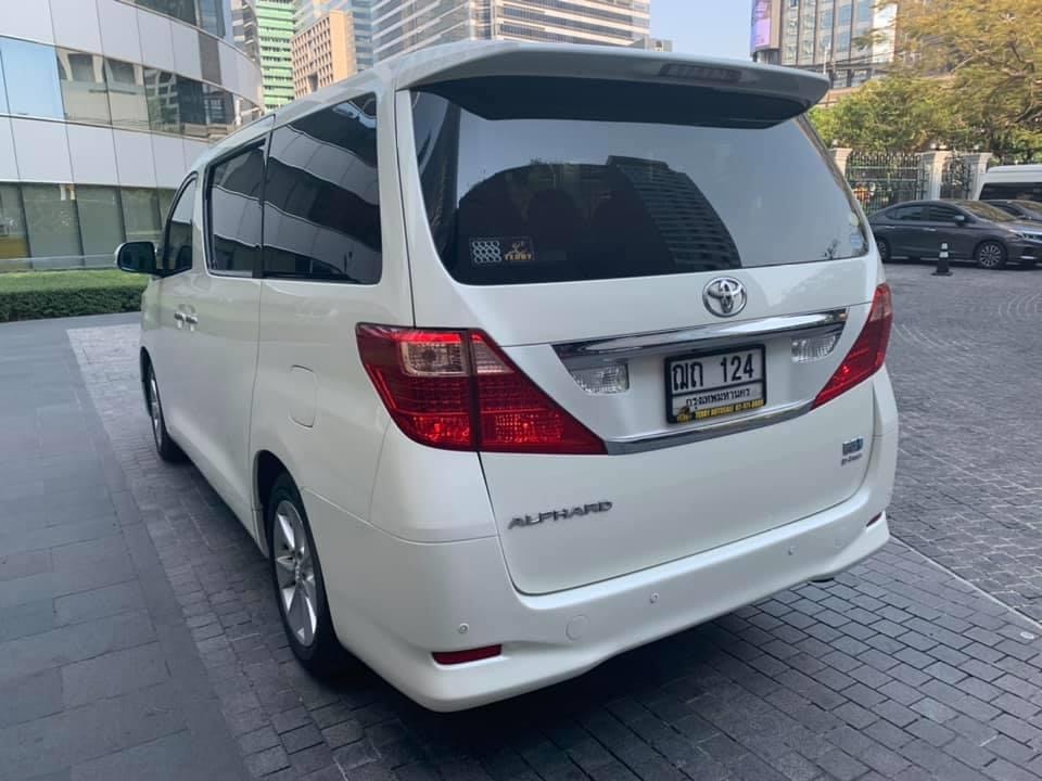 Toyota Alphard ปี 2008 สีขาว