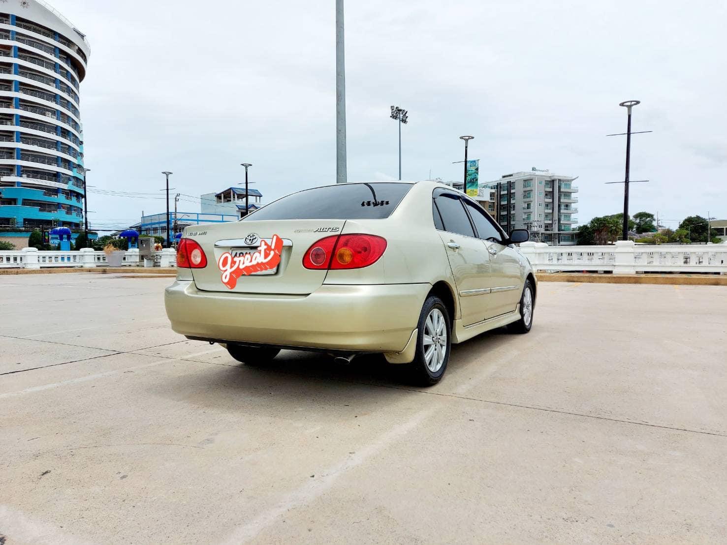 Toyata Corolla Altis 1.6E ปี 03 รถบ้าน เจ้าของขายเอง