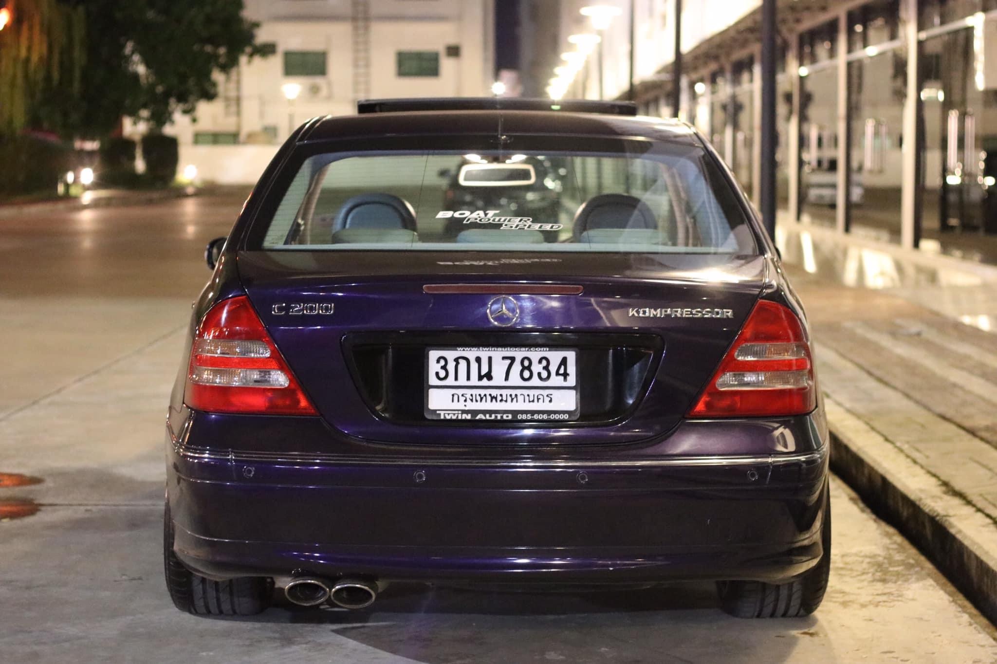 ขาย Benz w203 c200 avantgrade ประกอบนอกแท้ หลังคาแก้วซันรูฟ