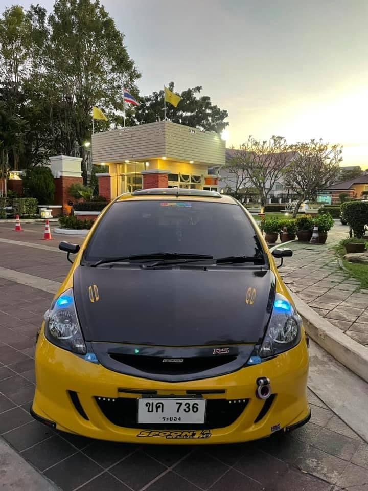 ?❗️Jazz Vtec ตัวท๊อป เกียร์ออโต้ สีเหลือง-ดำ