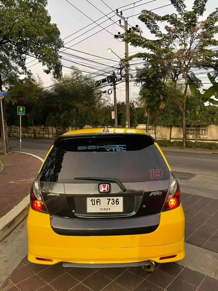 ?❗️Jazz Vtec ตัวท๊อป เกียร์ออโต้ สีเหลือง-ดำ