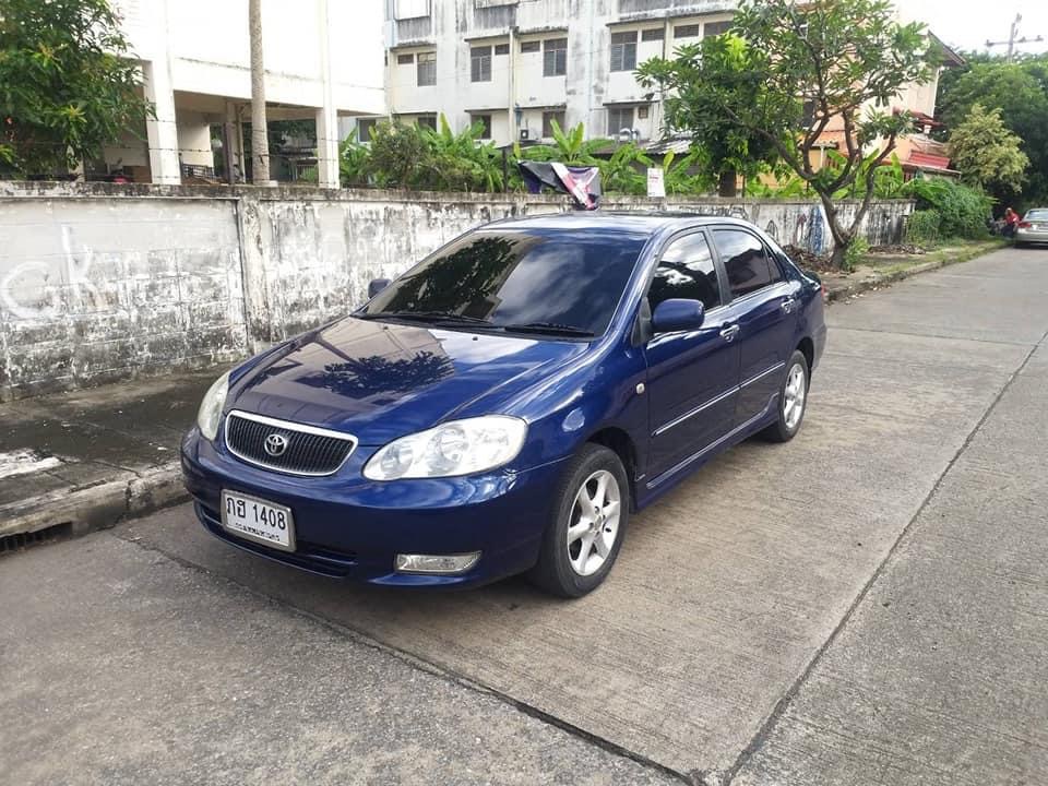 ขาย toyota altis 1.8E ไม่เคยติดแก็สน้ำมันล้วน