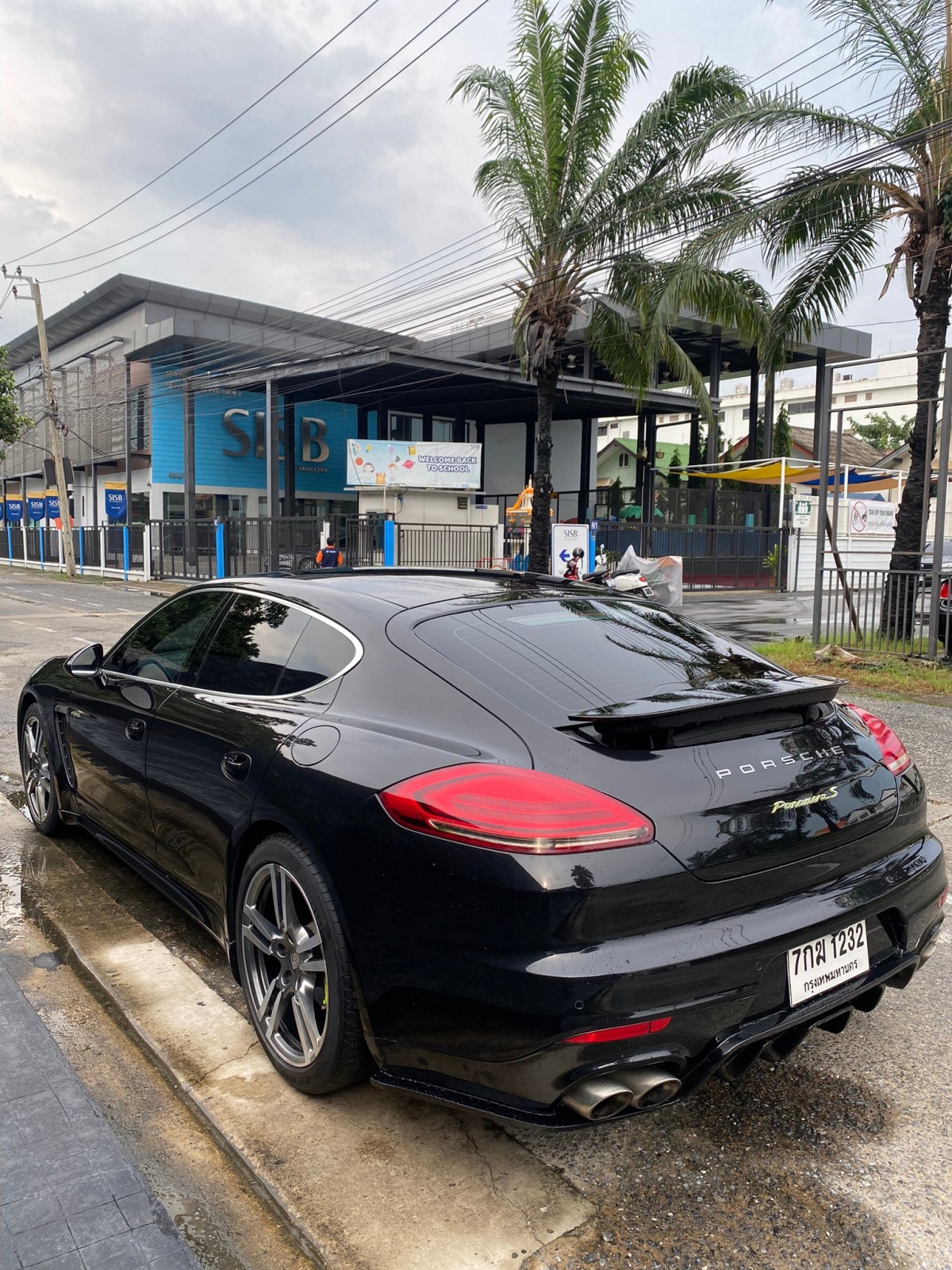 2014 Porsche Panamera E-Hybrid สีดำ