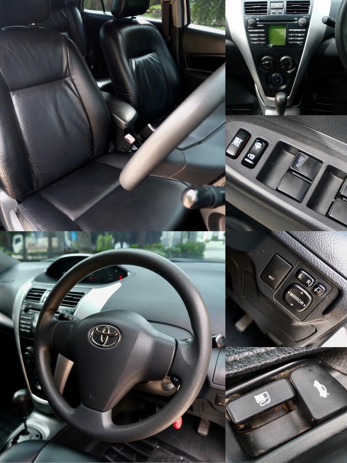 ⚛Toyota vios 1.5E ออโต้ เบนซิน ปี2010 สีขาว 💰