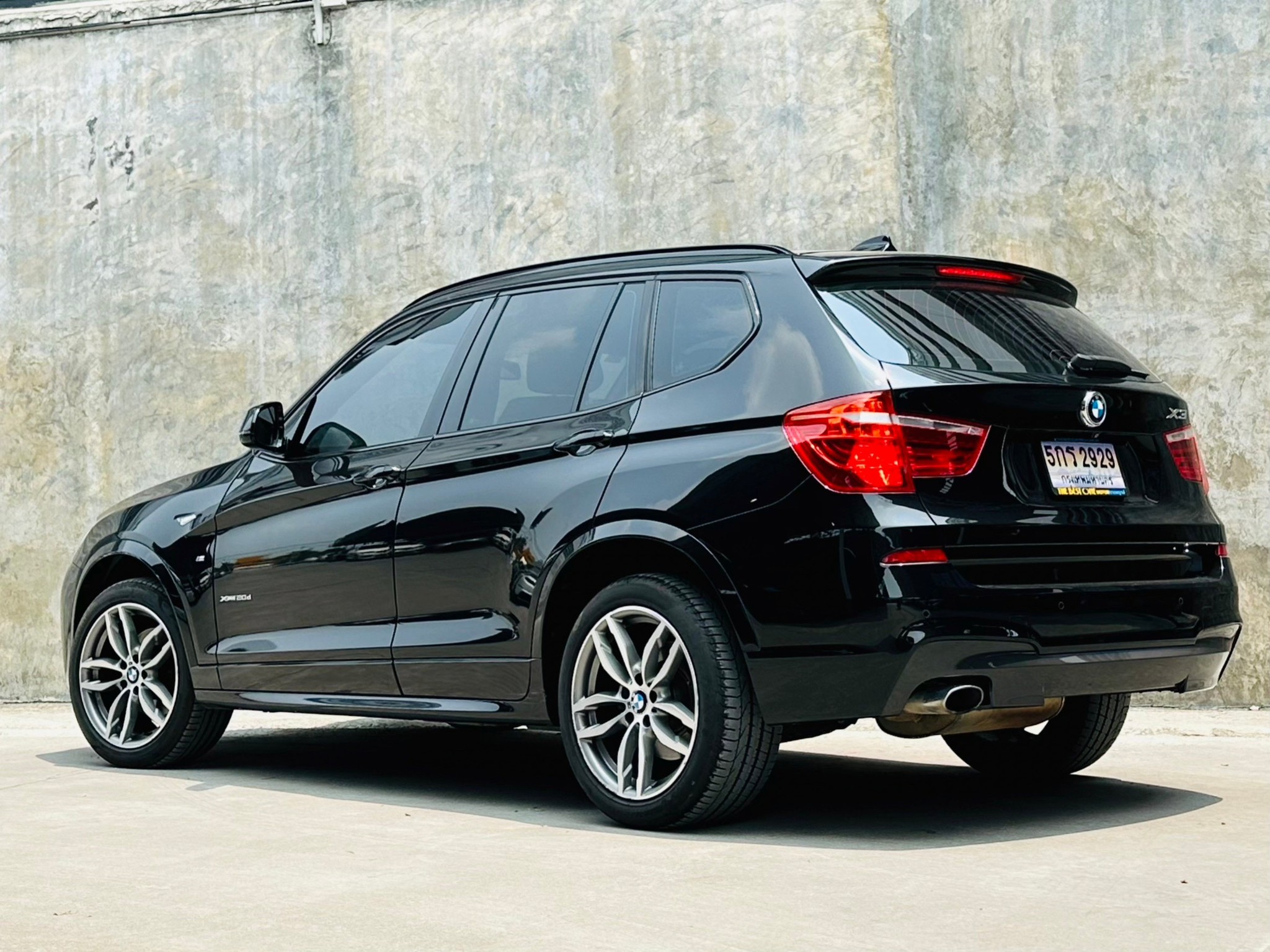 2017 BMW X3 XDRIVE20D M-SPORT สีดำ