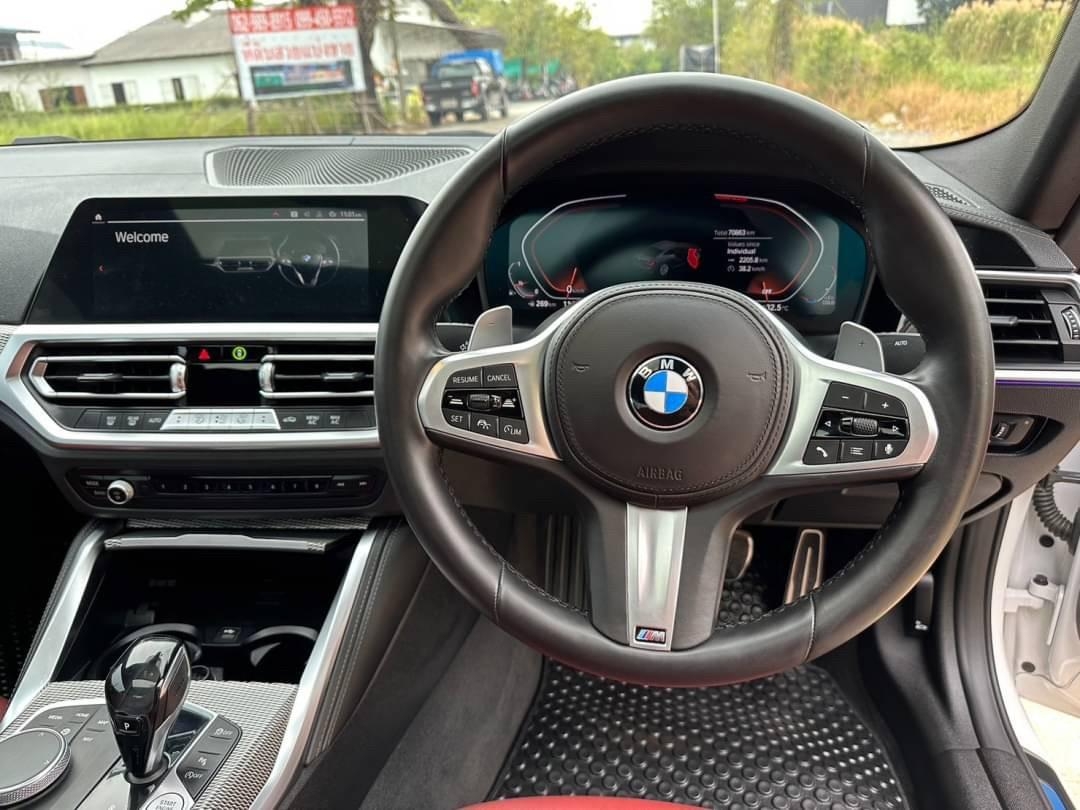 2021 BMW 430i coupé M Sport G22 สีขาว