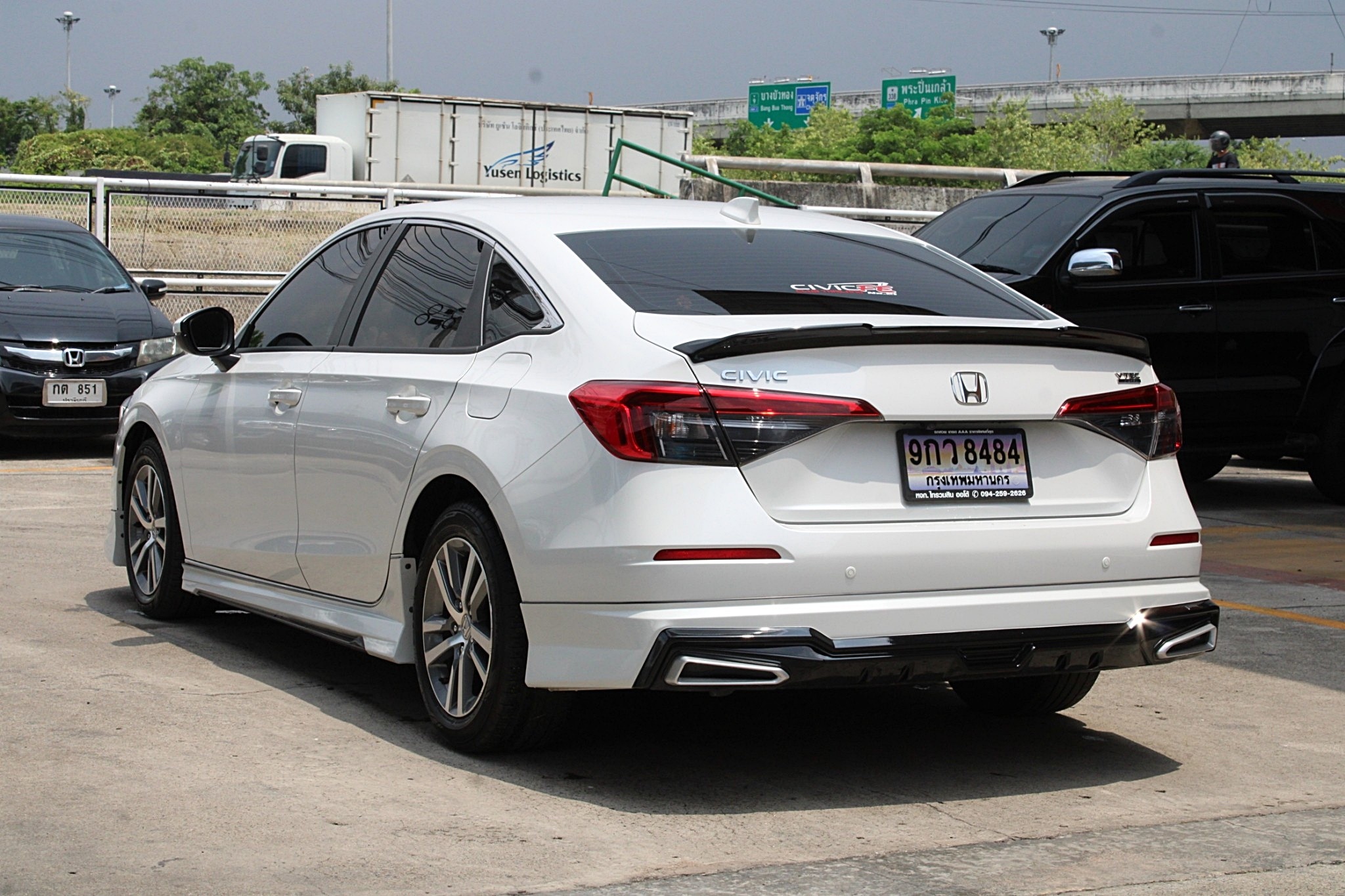 2022 Honda Civic FE i-VTEC Turbo 1.5 EL+ 178 Hp AT สีขาวมุก ระบบ Honda Sensing 178 Hp