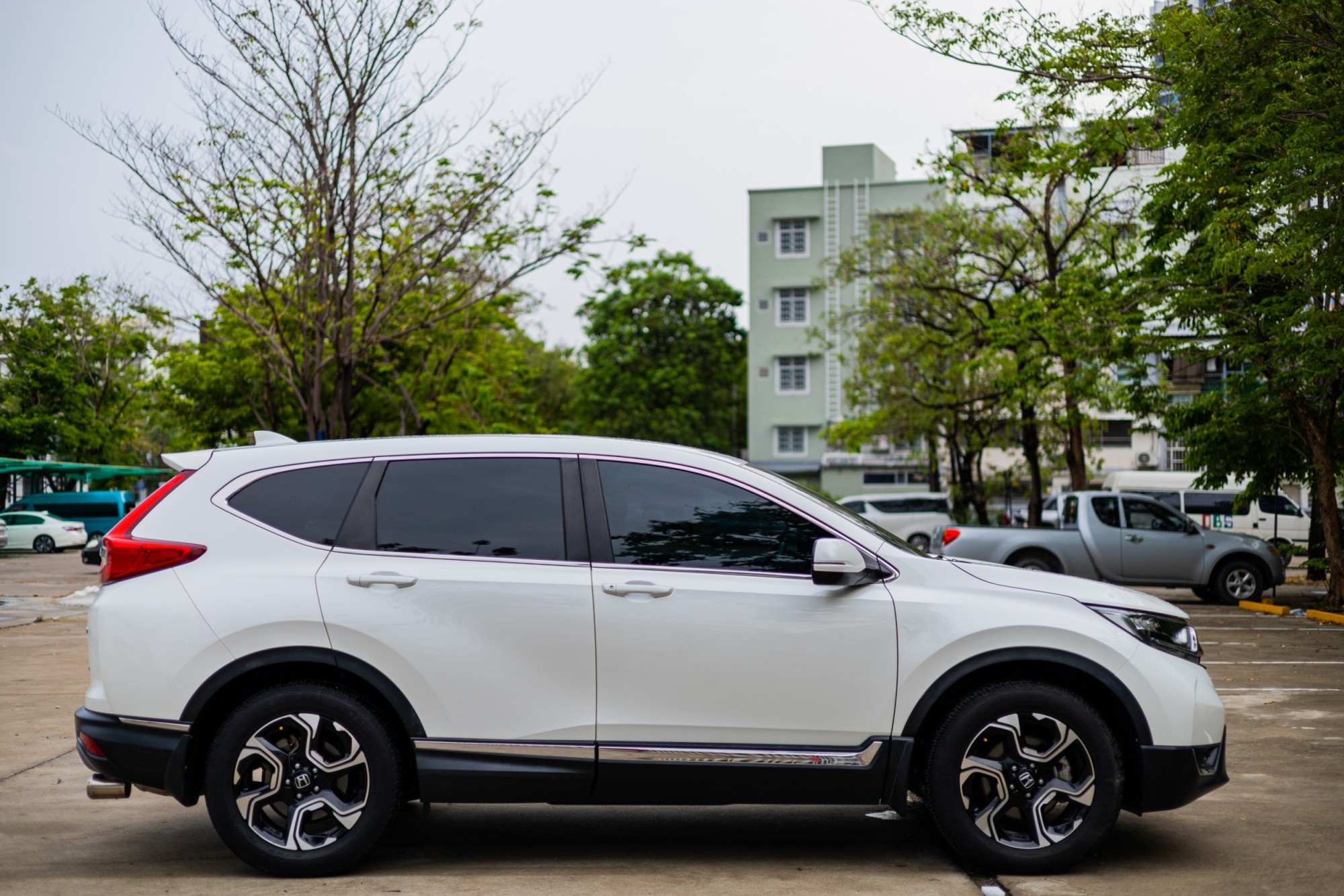 2018 Honda CR-V สีขาว