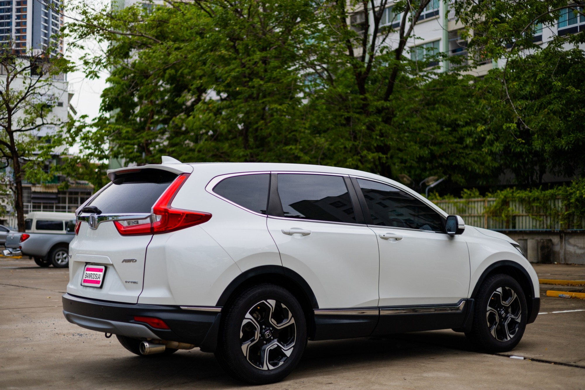 2018 Honda CR-V สีขาว