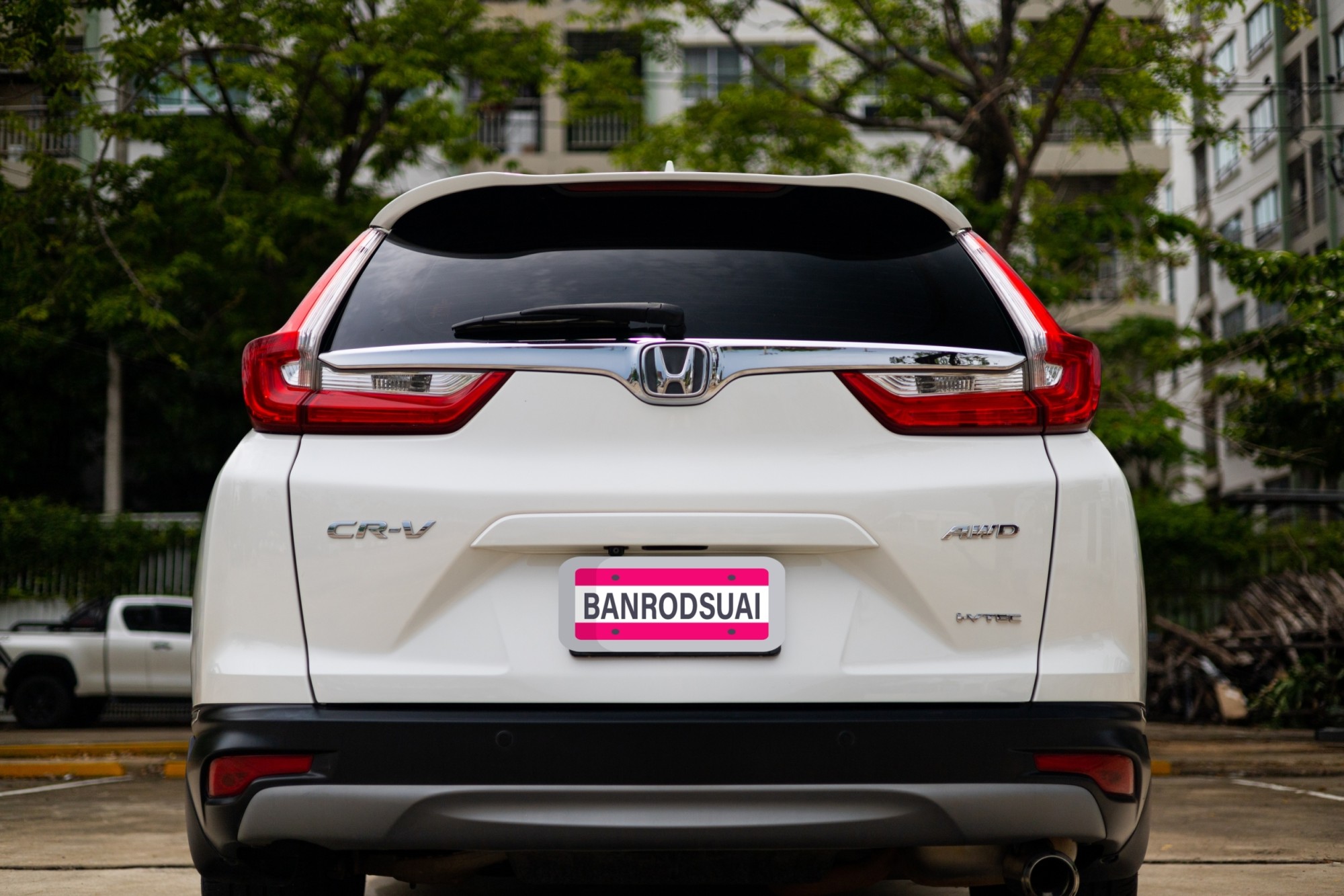 2018 Honda CR-V สีขาว