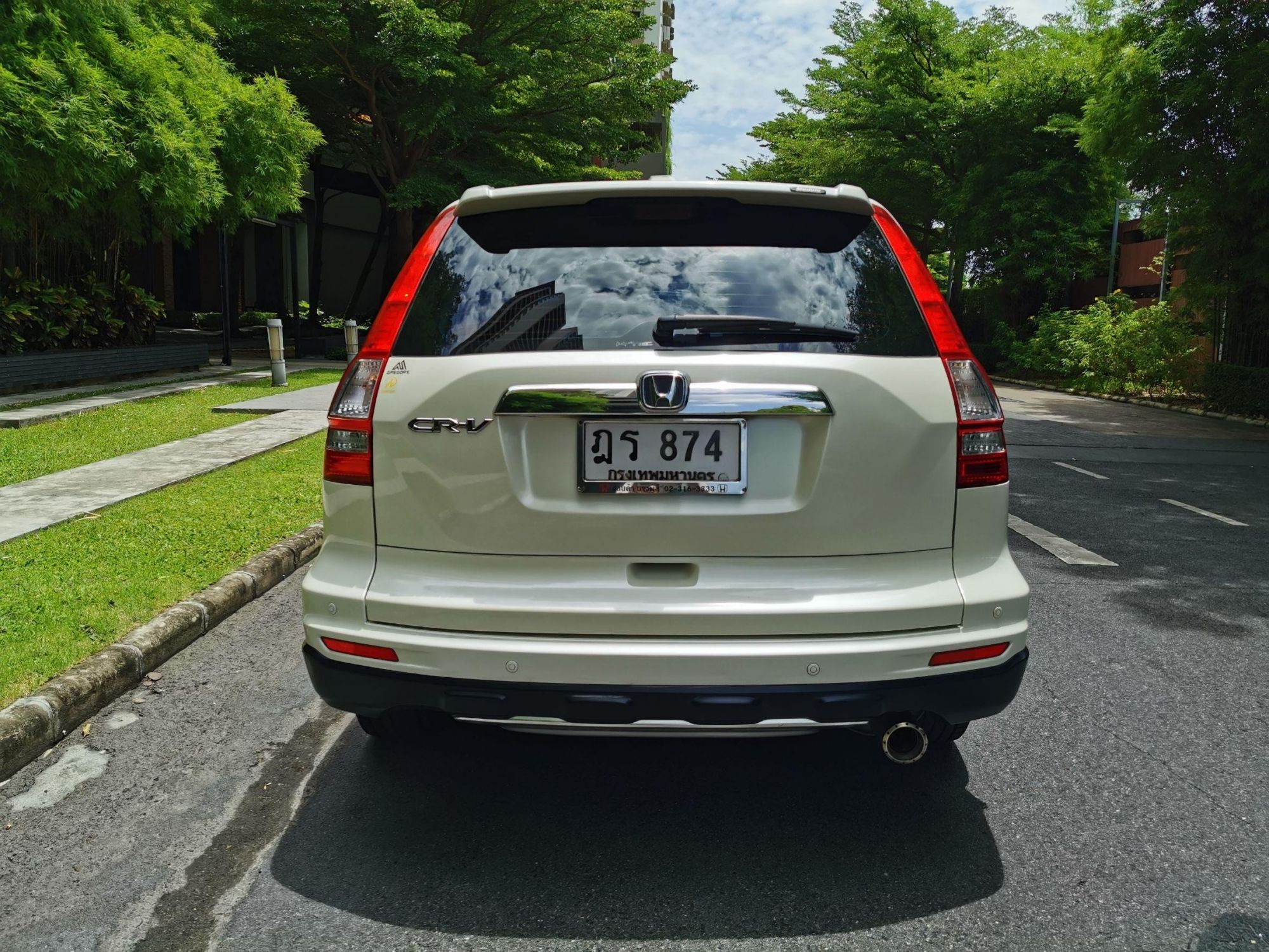 2010 Honda CR-V สีขาว