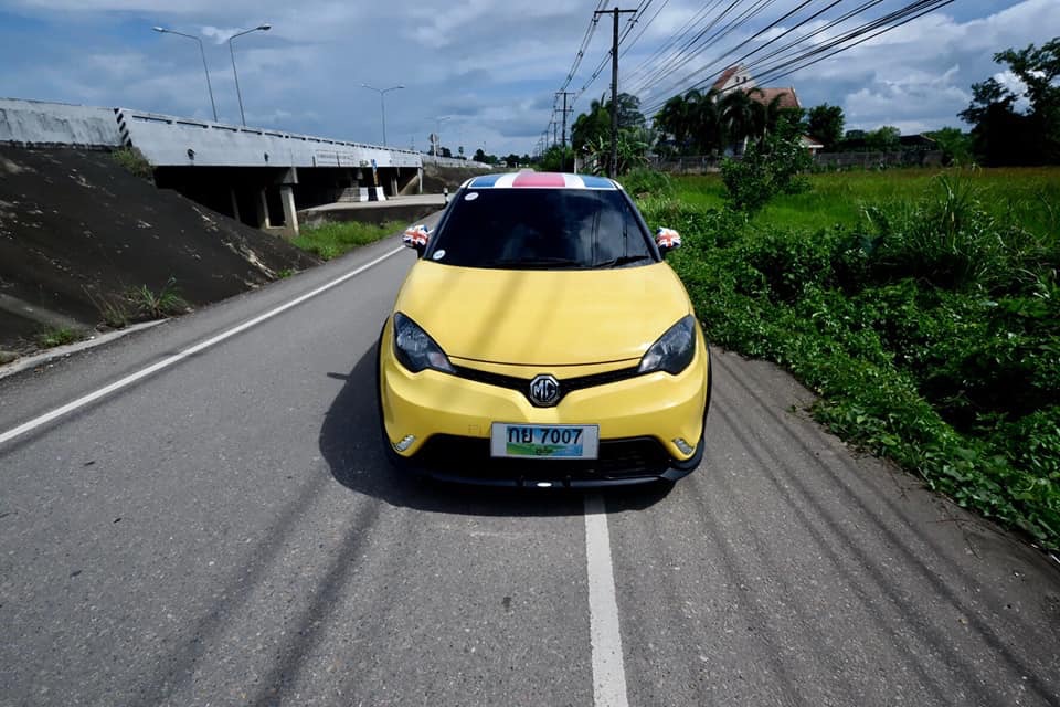 MG3 โฉมแรก ปี 2017 สีเหลือง